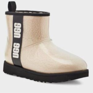 UGG Beige and Black Short Boots